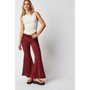 Free People Neptunes Net Crochet Flare Pants $228
